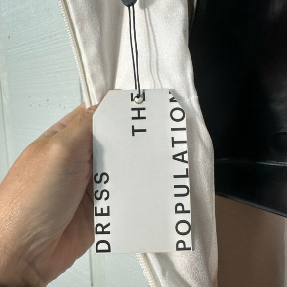 Dress the Population Women’s Giovanna Lace Spaghetti Strap Dress Size Medium NWT - Picture 13 of 13